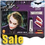 Deluxe Joker Make up Kit and Joker Wig Heath Ledger Halloween