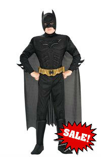 Dark Knight Rises Kid Batman Costume with Muscle Chest