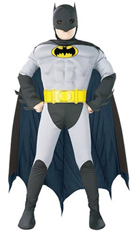 Muscle Chest Batman Costume for Boy