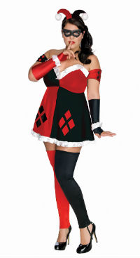Plus Size Harley Quinn Costume for Full Figure Women
