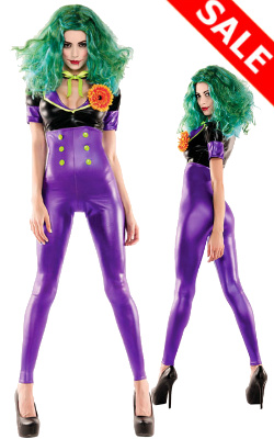 Arkham City Miss Joker Costume for Women