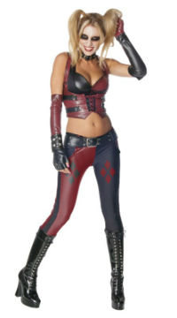 sexy Arkham City Harley Quinn Halloween costume