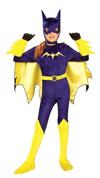 velvet purple Batgirl Child Halloween Costume