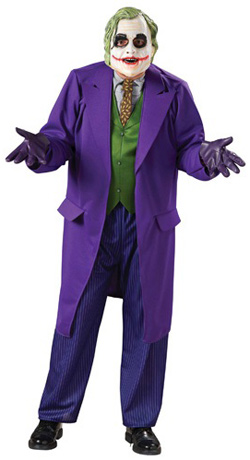 Mens Deluxe Joker Costume Halloween Costume Sale