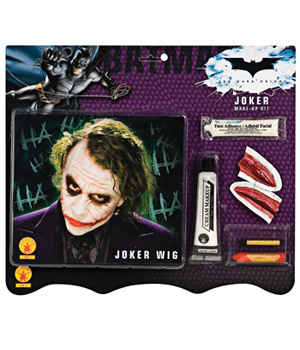 Heath Ledger Deluxe Joker Make up Kit with Wig