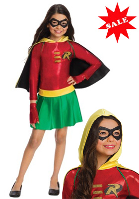 Girls Robin Costume
