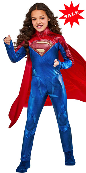 Deluxe Child Supergirl Halloween Costume The Flash