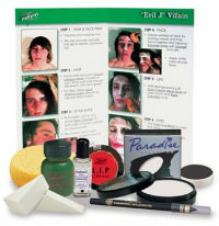 Mehron Evil Joker Villain Makeup Kit