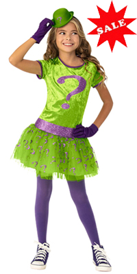 Girl's Riddler costume