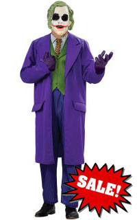 Deluxe Plus Size Joker Halloween Costume Sale