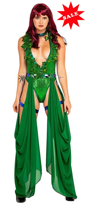 Sexy Poison Ivy Dress Costume